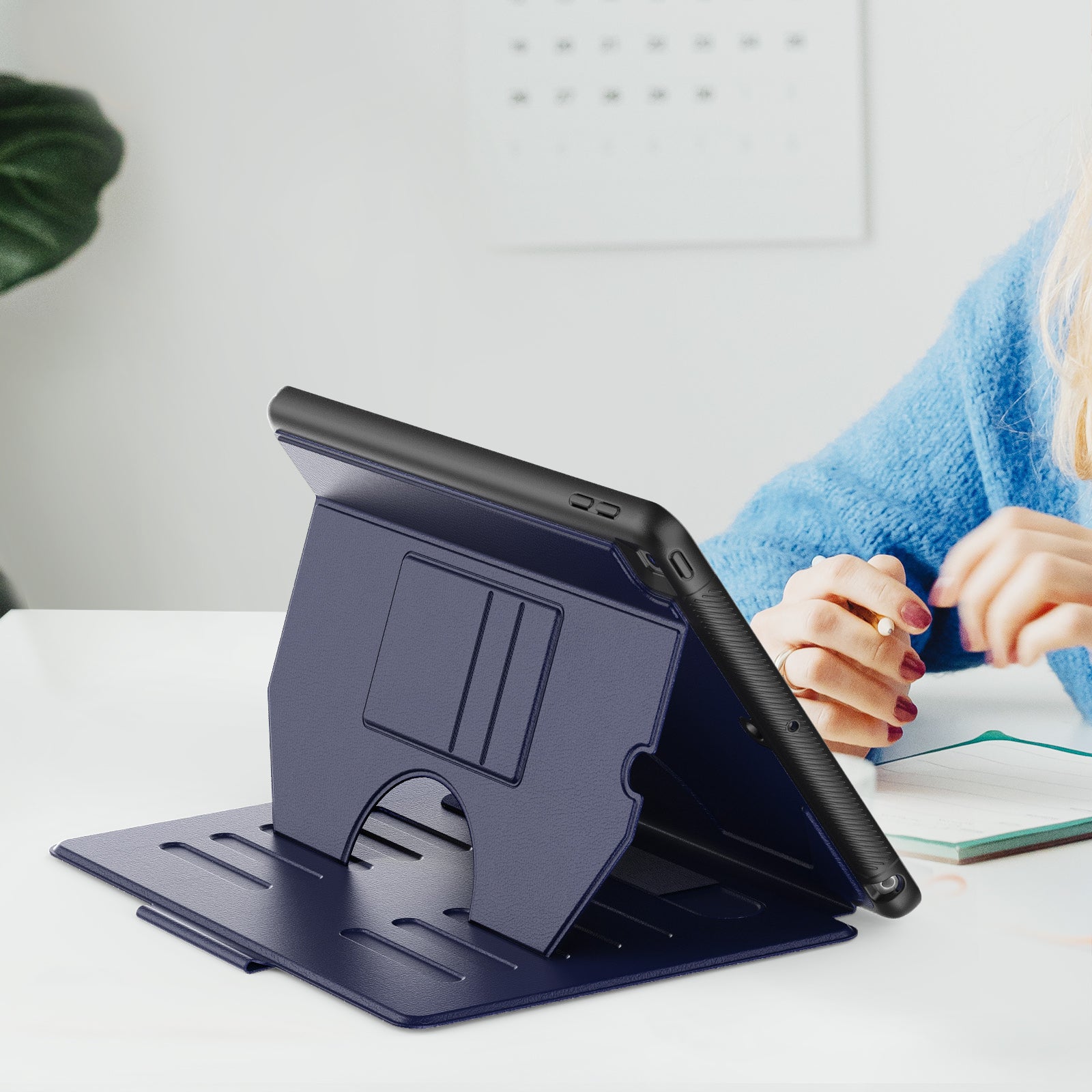 For iPad 10.2 (2021) / 10.2 (2019) / 10.2 (2020) Case Shockproof Card Holder Flip Tablet Cover with Pen Slot For iPad 10.2 (2021) / 10.2 (2019) / 10.2 (2020) Case Shockproof Card Holder Flip Tablet Cover with Pen Slot